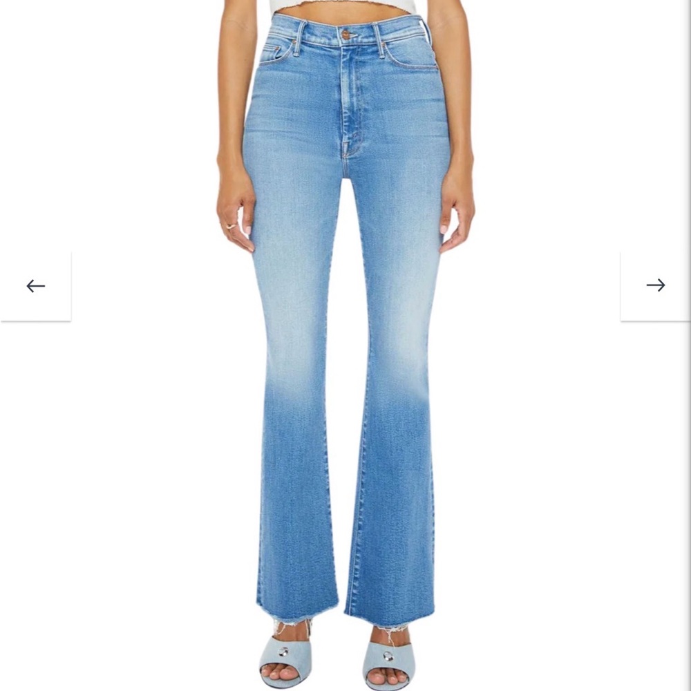 Mother Weekender Fray (w/ tailored clean hems) Size 29 “Read Between the Lines”
